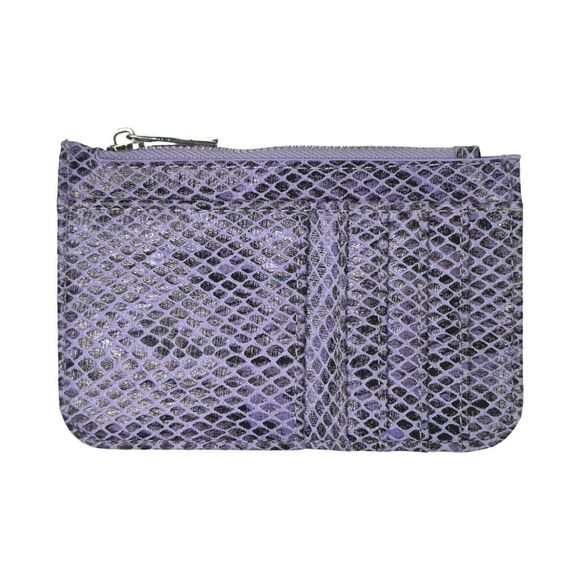 Urban Outfitters Lucy Slim Cardholder Wallet - Purple Snake - 5” x 3.25” - Picture 3 of 4